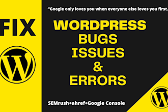 fix search console,semrush, ahref, moz, index coverage errors to rank higher