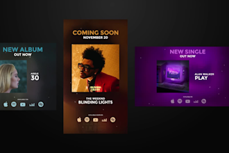 make professional music promo videos for instagram facebook and youtube