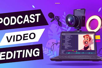 editing a podcast, zoom interview editing, or audio clean up