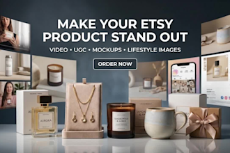 create etsy promotional video with etsy SEO for more etsy sales