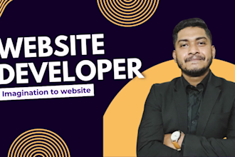 be your wordpress website developer to create websites