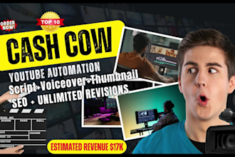 create automated cash cow, cash cow youtube , faceless