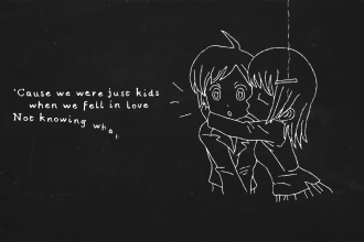 make a hand drawn lyric music video