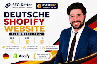 provide shopify website development for german businesses