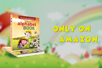 create children book trailer and kids promo video