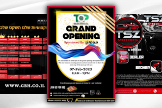 design car ads, poster, banner and flyer for car sale, rental and websites
