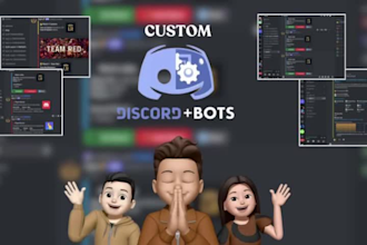 create a custom discord bot according to your requirements