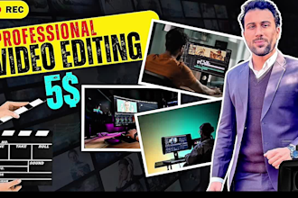 do professional video editing with in 24 hours
