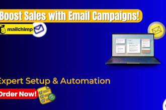 boost sales with expert email campaigns and mailchimp setup