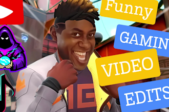 edit funny gaming videos and youtube gaming videos