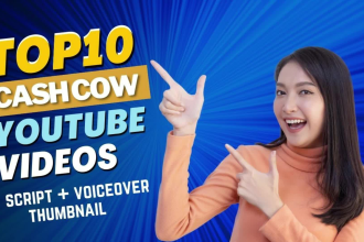 make top 10 cash cow faceless youtube videos