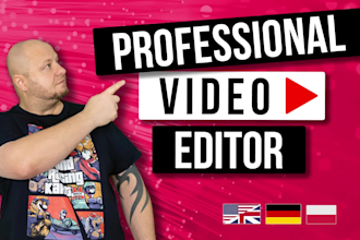 be your professional german youtube video editor content editing