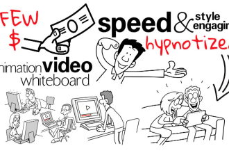 create a whiteboard animation explainer video in 24 hours
