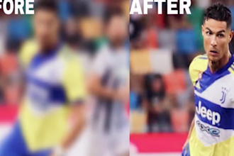 enhance, improve and upscale low quality images and photos