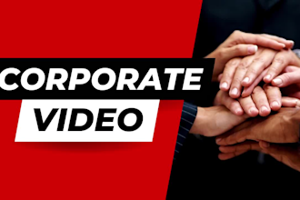 create corporate brand video, commercial ad, cinematic video