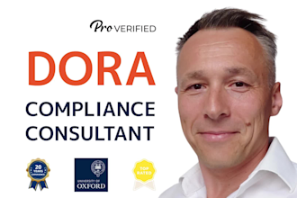 be your dora compliance consultant, enterprise, financial sector, healthcare