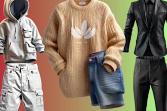 do 3d clothing mockups 3d cloth,fashion apparel,3d cloth model clo3d cloth