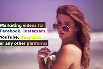 create engaging short video ads for youtube and  facebook