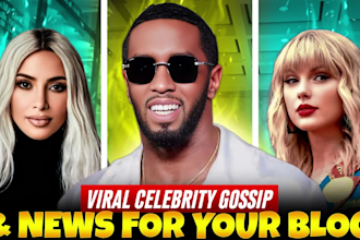 create celebrity gossip or celebrity news videos