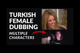 dub multiple characters in turkish for your project