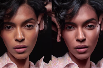 professionally retouch your photos using high end tehniques