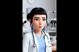 create ai medical animation ai video art in 24 hours