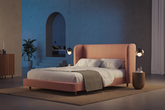 create high end 3d mattress animation and photorealistic cgi product video
