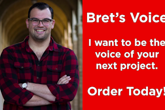 record your professional american male voice over