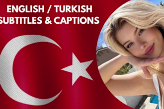 add turkish subtitles and captions to your video
