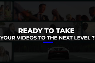 professionally edit your cinematic video for events and promotional content