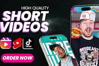 create high converting tiktok, instagram reels and youtube shorts video ads