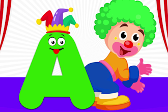 create interactive and educational 2d kids learning videos