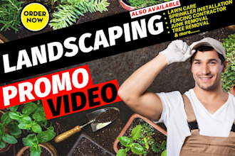 do landscaping video or lawn care landscape service video