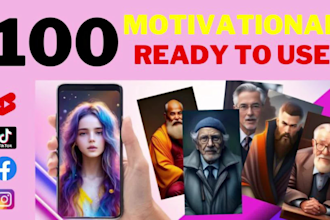 create 150 viral ai motivational reels and shorts videos