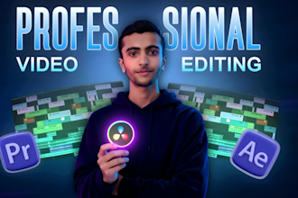 be your professional youtube video editor and video maker