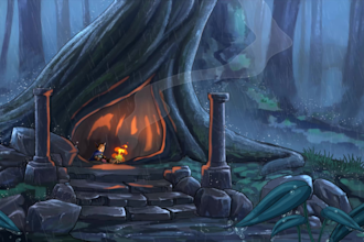 create 2d animated cinematic game trailer for indie games