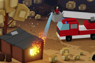 create stunning low poly 3d animation for games ads and videos