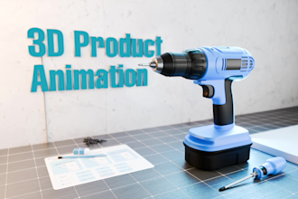 create professional 3d product animation