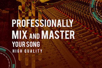 mix and master your reggae, dancehall and hip hop songs