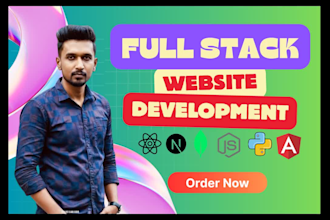 build custom ai business website, full stack web development
