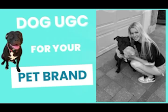 create dog ugc videos for your pet product
