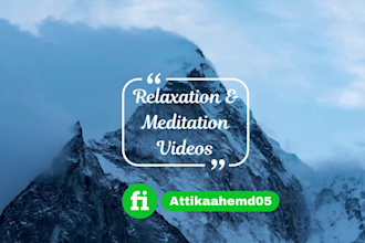 create meditation relaxing nature music videos for youtube