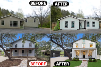 change house or home wall color , and remodel house exterior