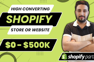 create one product shopify dropshipping store dropshipping website