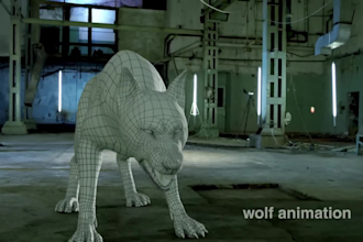 create 3d creature horror animation and animal vfx compositing