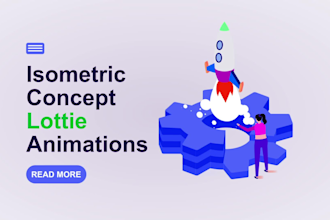 create an animated GIF, lottie file animation for your website and mobile app