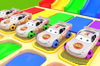 3d crossing fountain cartoon for kids paint animals, 3d animation character 3d