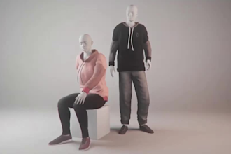 create 3d mockup animation, 3d garment design in clo3d, 3d fashion animation,