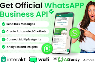 get official whatsapp API for your business and setup your whatsapp API platform