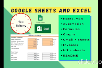make google app scripts and excel macros and vba scripts